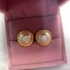 Private Custom Baroque pearl Earrings Hand woven new 9K GOLD WIRE Ear Studs