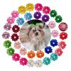 Factory Wholesale handmade dog grooming bow Christmas dog hair bowties