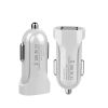 FCC CE ROHS powerful usb car charger adapter, dual usb phone car charger