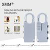 XMM High Quality Zinc Alloy Travel Suitcase Combination Locks XMM-8001