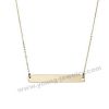 stainless steel custom name bar necklace wholesale jewelry