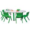 plastic table and chair