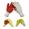 Industrial Rubber Glove With Polyester Cotton Shell