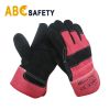 Heavy Duty Cow Split Leather Labour Protection Glove