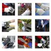 ABC SAFETY 13G polyester half fingers working knitted with mini PVC dot work safety glove