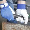 DDsafety Grain Leather Pigskin Work Gloves Made with Premium Grain Pigskin Leather Shirred Elastic Back Gloves Â low-cost manufacturer gloves