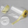 Auto Paint Plastic Masking Film for Car Floor Decoration Furniture Painting HDPE Plastic Roll