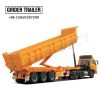 China maufacturer customized 3 axles rear dump semi trailer for sale