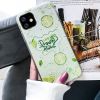 Customized print pattern Transparent TPU mobile phone case