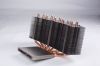 High power aluminum soldering heat sink with heat plpe