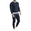 Custom Mens Tracksuits Running Gym Fitness Workout Sportswear Black Color Man Tracksuit Set  with Jogger Hot Sale Slim Fit Sweat Pants Hoodies 