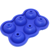 BPA Free Reusable 6 Holes Silicone Sphere Ice Ball Mold