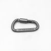  D-Ring Snap Clip Hook Buckle Keychain Keyring Hiking Climbing NEW