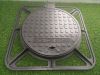 Round Cast Iron manhole cover Class C250/D400 En124