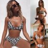 2020 New Leopard Print Swimsuit Sexy Print Bikini Split Swimsuit Brazil Pants Hot Style Zebra Bikini