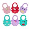 Soft Silicone The Silicone Wipe Clean Waterproof Baby Bibs Factories