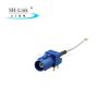 FAKRA Male/Plug C type blue for PCB to IPEX with 1.13/1.37 cable assembly