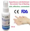  In stock 50ml Wholesale no alcohol wash free hand sanitizer spray THINK TYPE Hypochlorous acid disinfectant Free Shipping fast arrive..