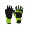 HI-VIS impact resistant mechanic gloves
