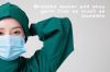 Medical filter Melt-blown fabric protective disposable face mask