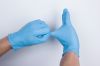 100Pcs Mediuml Size Thickened Inspection Latex Gloves Powder-Free Experimental Disposable Nitrile Gloves