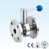 China Stainless Steel Food Grade Sanitary SS304/SS316L Manual Butterfly Valve