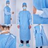 TOPMED factory supplier disposable reinforced surgical gown made in cleaning room 