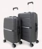 Factory offers high quality unbreakable PP luggage sets TSA lock rolling luggage