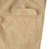 Fashion Men's Stretch Cotton Beige Colours Long Cargo Pants