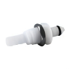 DSS 3/8'' POM Hose Fluid Barb Plastic Quick Disconnect Pipe Connection Fitting