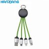 For Iphone Adapter 4 in 1 USB Data Cable USB Charger Mobile Phone Charging Cables