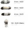 LED  FLASHLIGH / Wedge T4/T5/T10 /T11 bulb