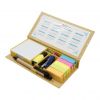 Stationery Sets Eco promotion gift set witth memo, pen, clips and calendar