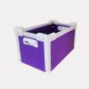 recyclable box waterproof box ecofriendly nontoxicuv protection plastic durable plastic packing box 