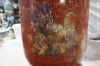 Lacquer flower vase, Big size, Silver mosaic and eggshell on lacquer background - Bat Trang Olympia