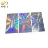 Custom silver rainbow holographic foil 3d hologram sticker