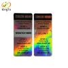 Good quality custom hologram sticker label with serial number