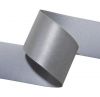 Double Side Reflective Silver Grey Polyester and Spandex Reflective Strech Elastic Fabric Tape