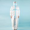Wholesale Disposable Medical Protective Isolation Coverall  PP+PE Coverall With Tape