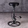 Iron Leather Cycle Stool