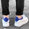 High Sole Sneakers White and Blue