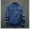 Denim jacket  Cotton padded jacket men&amp;amp;#039;s autumn new trend large size hooded jacket Korean loose fashion brand sports clothes