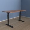 Foshan manufacturer modern design manual adjustable sit standing desk height adjustable table