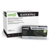 AMMEX Medical Black Nitrile Gloves, Case of 1000, 4 mil, Size Large, Latex Free, Powder Free, Textured, Disposable, Non-Sterile, ABNPF46100