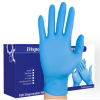  Disposable Blue Nitrile Gloves Powder Free for Medical Use