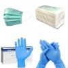  Disposable Blue Nitrile Gloves Powder Free for Medical Use