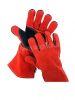 Leather safety gloves