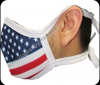 Custom print face mask cloth polyester cotton sublimation face mask