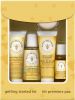 Burt's Bees Baby Getting Started Gift Set, 5 Trial Size Baby Skin Care Products - Lotion, Shampoo & Wash, Daily Cream-to-Powder, Baby Oil and Soap, yellow 1 Count