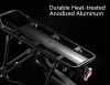 Bicycle Cargo Rack Mountain Bike Fender Board Quick Release Carrier Rear Rack Alloy Black